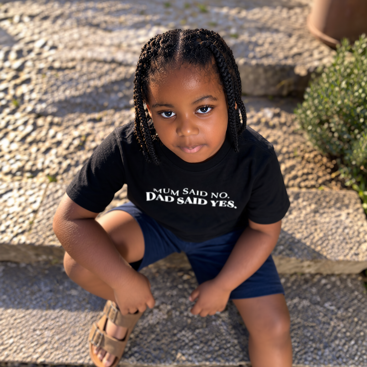 Mum Said No. Dad Said Yes. Kids T-Shirt